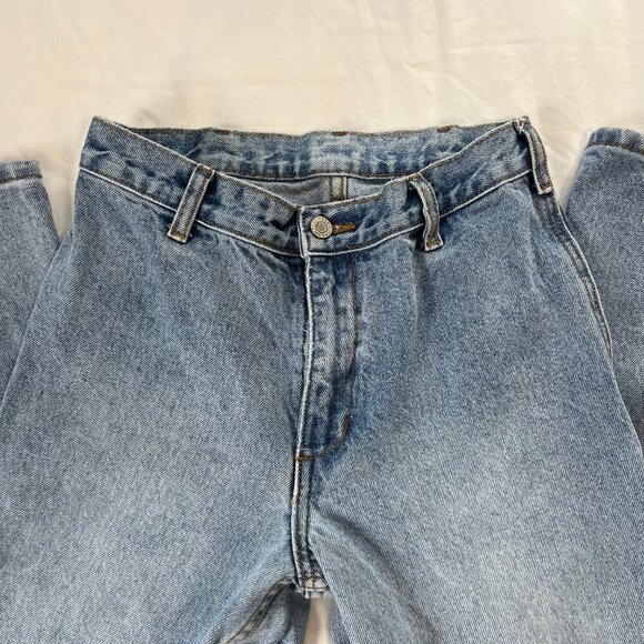 J Galt High Waist Light Wash Wide Leg Cotton Denim Jeans | Size S - Picture 3 of 6